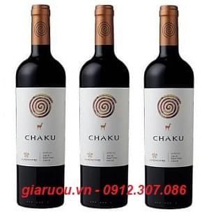 GIÁ BÁN BUÔN VANG CHILE CHAKU MERLOT