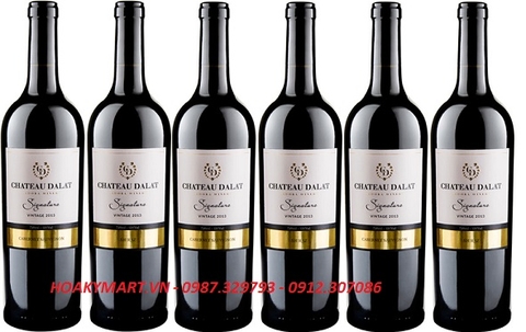 BÁN BUÔN GIÁ RẺ VANG CHATEAU DALAT SIGNATURE TẠI HÀ NỘI