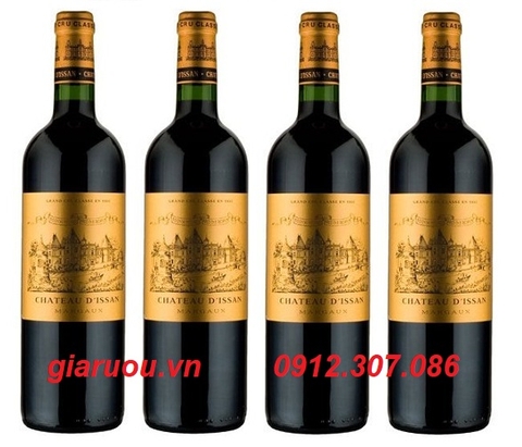 VANG PHÁP CHATEAU D'ISSAN MARGAUX CHUYÊN LÀM QUÀ TẾT GIÁ CỰC RẺ