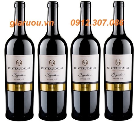 VANG CHATEAU DALAT SIGNATURE CHUYÊN PHỤC VỤ TIỆC CƯỚI GIÁ SIÊU RẺ