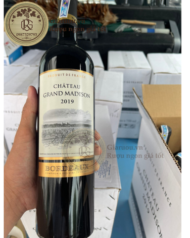 CUNG CẤP RƯỢU VANG PHÁP CHATEAU GRAND MADISON BORDEAUX GIÁ SIÊU RẺ