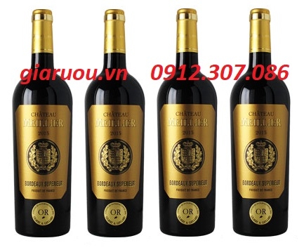 BÁN BUÔN VANG PHÁP CHATEAU MEILLIER BORDEAUX SUPERIEUR GIÁ CỰC TỐT