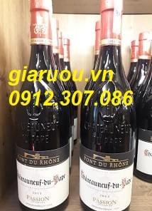 ĐỊA CHỈ BÁN VANG PHÁP CHATEAUNEUF DU PAPE PASSION PONT DU RHONE