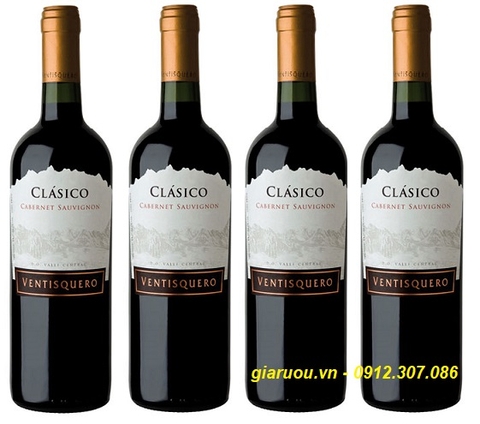 BÁN VANG CHILE VENTISQUERO CLASICO CABERNET SAUVIGNON GIÁ CỰC RẺ