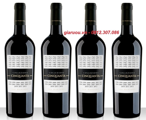 TỔNG ĐẠI LÝ VANG Ý COLLEZIONE CINQUANTA TẠI HÀ NỘI