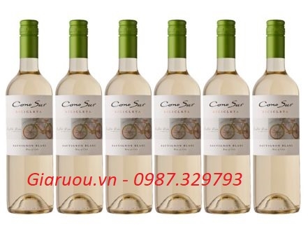 VANG TRẮNG NGON GIÁ RẺ CONO SUR BICICLETA SAUVIGNON BLANC