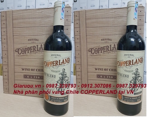 NHÀ PHÂN PHỐI RƯỢU VANG CHILE COPPERLAND GIÁ CỰC RẺ