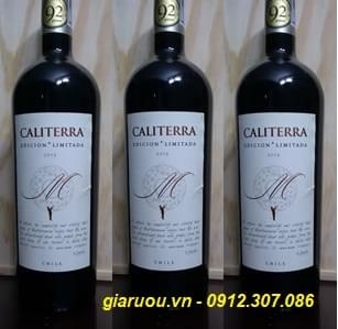 GIÁ RẺ NHẤT - VANG CHILE CALITERRA EDICION LIMITADA M