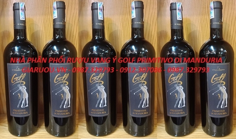 NHÀ PHÂN PHỐI, BÁN BUÔN RƯỢU VANG Ý GOLF PRIMITIVO DI MANDURIA