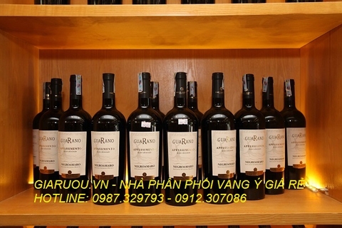 ĐỊA CHỈ BÁN RƯỢU VANG Ý GUARANO APPASSIMENTO NEGROAMARO GIÁ RẺ NHẤT