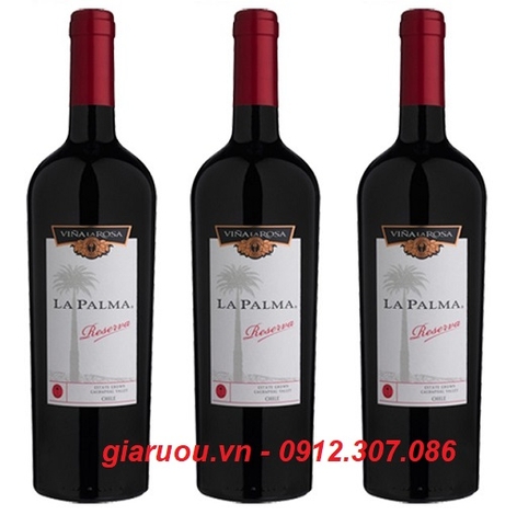 VANG CHILE LA PALMA RESERVA CABERNET SAUVIGNON DÙNG CHO TIỆC CƯỚI