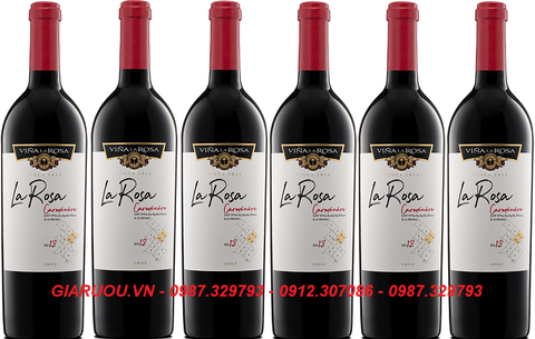 GIÁ VANG CHILE LA ROSA CARMENERE ICON WINE 1.858K
