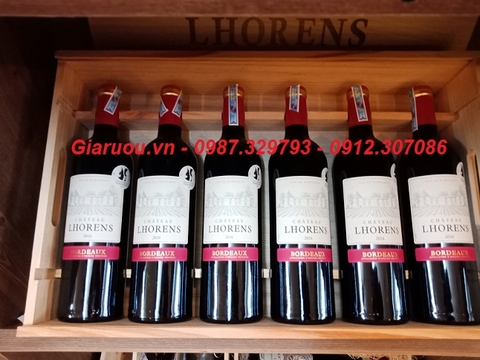 GIÁ RƯỢU VANG PHÁP CHATEAU LHORENS BORDEAUX 311K