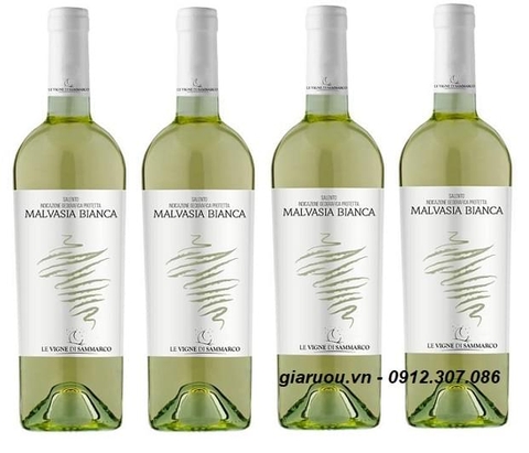 BÁN BUÔN GIÁ TỐT NHẤT - VANG Ý MALVASIA BIANCA LE VIGNE DI SAMMARCO