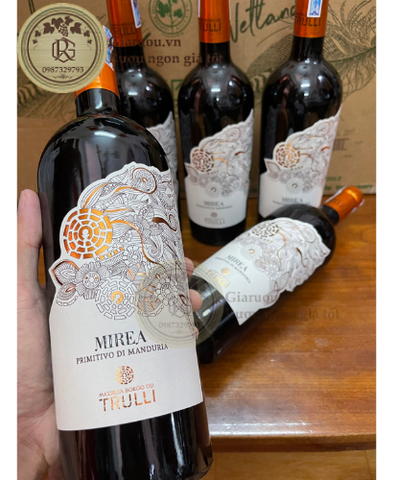 MIREA TRULLI PRIMITIVO DI MANDURIA 17,5 ĐỘ - RƯỢU VANG Ý QUÁ NGON