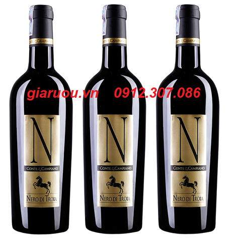 CHUYÊN BÁN BUÔN VANG Ý N NERO DI TROIA 15%VOL GIÁ TỐT NHẤT