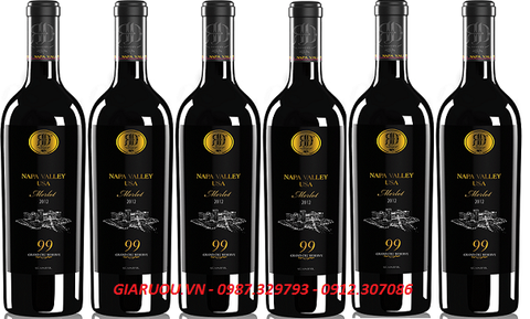 GIÁ RƯỢU VANG MỸ NAPA VALLEY 99 MERLOT