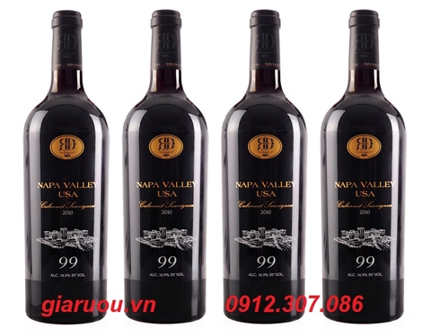 ƯU ĐÃI GIÁ SỐC - RƯỢU VANG MỸ NAPA VALLEY 99 CABERNET SAUVIGNON