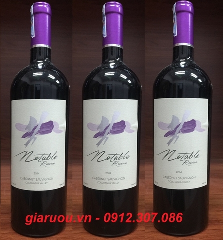 BÁN BUÔN GIÁ RẺ - VANG CHILE NOTABLE RESERVA CABERNET SAUVIGNON