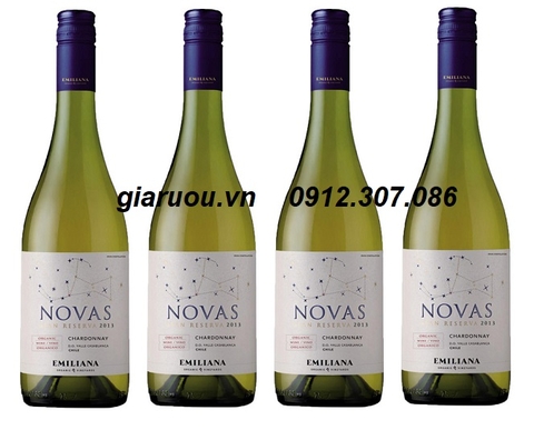 BÁN BUÔN VANG CHILE NOVAS GRAN RESERVA CHARDONNAY GIÁ TỐT NHẤT