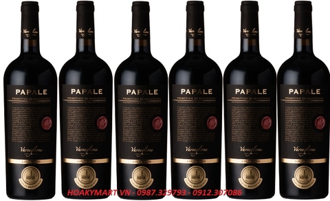 GIÁ RƯỢU VANG Ý PAPALE PRIMITIVO DI MANDURIA 1.145k