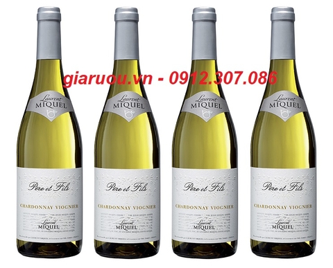 TỔNG ĐẠI LÝ VANG PHÁP LAURENT MIQUEL PERE ET FILS CHARDONNAY VIOGNIER