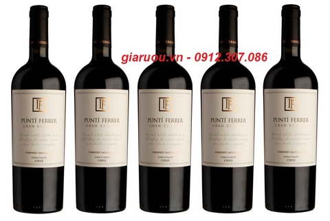 VANG CHILE PUNTI FERRER GRAN RESERVA CABERNET UỐNG NGON, GIÁ CỰC RẺ