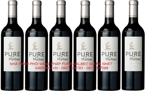 NHÀ PHÂN PHỐI VANG PHÁP PURE MALBEC GIÁ RẺ NHẤT