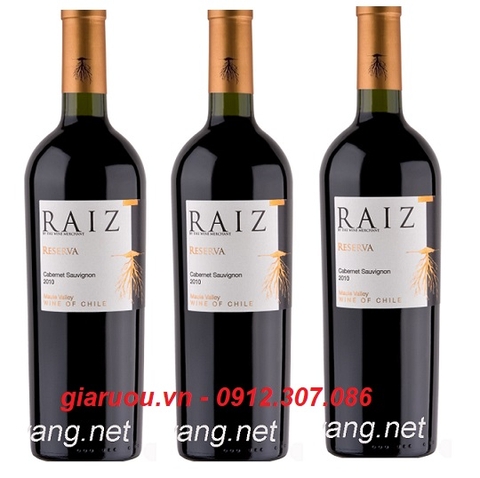 BÁN VANG CHILE RAIZ RESERVA CABERNET SAUVIGNON GIÁ TỐT NHẤT