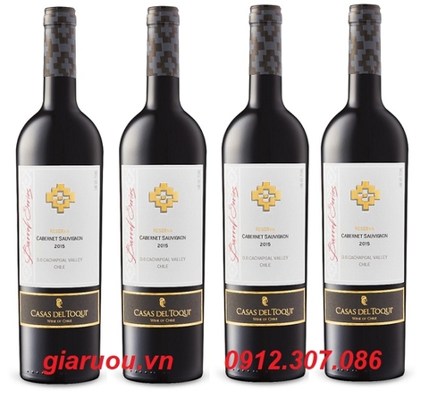 PHÂN PHỐI VANG CHILE CASAS DEL TOQUI RESERVA CABERNET SAUVIGNON GIÁ RẺ