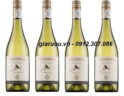 GIÁ ƯU ĐÃI: 325.000đ - VANG CHILE CALITERRA RESERVA CHARDONNAY