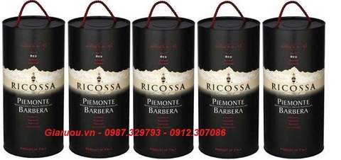 GIÁ RƯỢU VANG BỊCH Ý RICOSSA 3L - 525K
