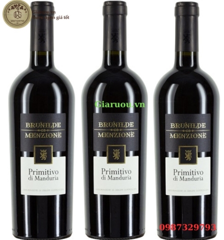 Primitivo di Manduria - chai rượu vang thượng hạng đến từ Ý