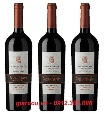 VANG CHILE SANTA ALICIA GRAN RESERVA BÁN RẺ NHẤT