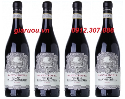 VANG Ý SANTA SOFIA AMARONE DELLA VALPOLICELLA UỐNG NGON GIÁ CỰC TỐT