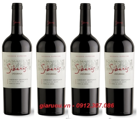 PHÂN PHỐI VANG CHILE UNDURRAGA SIBARIS CABERNET SAUVIGNON GIÁ SIÊU RẺ