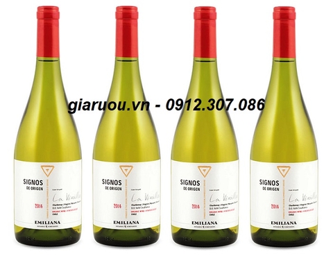 VANG CHILE SIGNOS DE ORIGEN CHARDONNAY EMILIANA CHÍNH HÃNG GIÁ ƯU ĐÃI