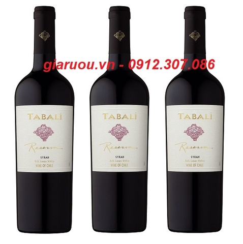 NƠI BÁN VANG CHILE TABALI RESERVA SYRAH GIÁ TỐT NHẤT HÀ NỘI