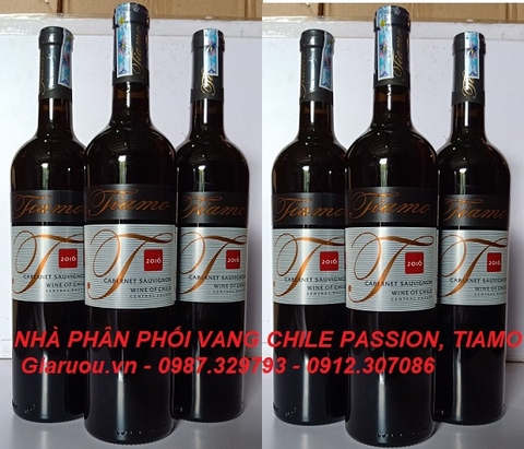 NHÀ PHÂN PHỐI, BÁN BUÔN VANG CHILE PASSION, TIAMO GIÁ RẺ NHẤT