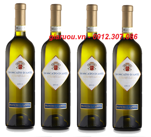 VANG NGỌT Ý MOSCATO D'ASTI FRANCESCO CAPETTA CHÍNH HÃNG GIÁ SIÊU RẺ