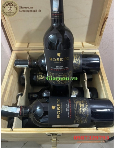 BÁN VANG Ý ROSETO NEGROAMARO 15 ĐỘ GIÁ RẺ NHẤT