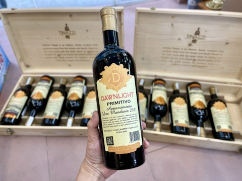 VANG Ý 19,5 ĐỘ DAWNLIGHT PRIMITIVO APPASSIMENTO GIÁ RẺ NHẤT MUA Ở ĐÂU