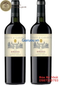 NƠI BÁN VANG PHÁP COMTE DE GABARON BORDEAUX GIÁ TỐT NHẤT