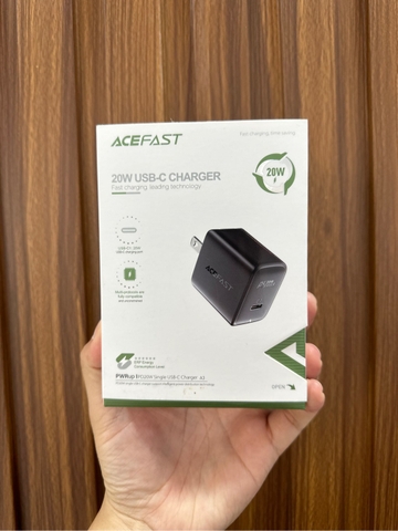 Sạc ACEFAST PD3.0 20W 1 cổng USB-C (US) - A3