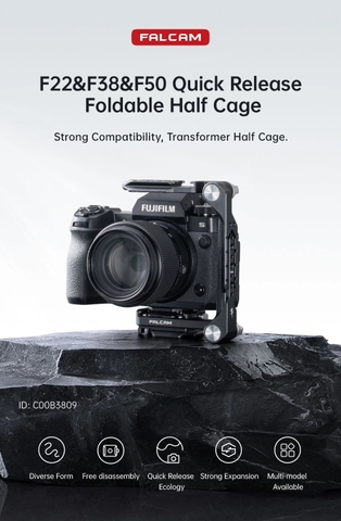 Falcam F22 & F38 & F50 Quick Release Foldable Half Cage Kit - C00B3809
