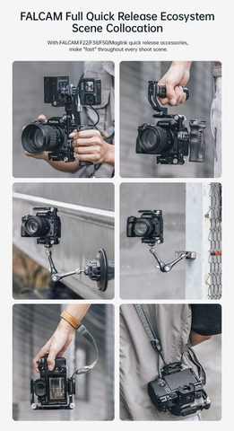 Falcam F22 & F38 & F50 Quick Release Foldable Half Cage Kit - C00B3809