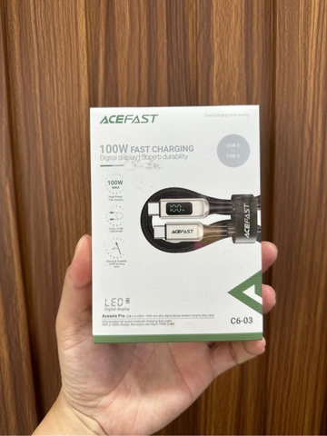 Cáp ACEFAST Type C to Type C 100W (2m) - C6-03