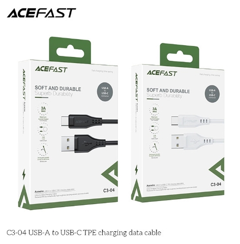 Cáp ACEFAST Type C (1.2m) - C3-04