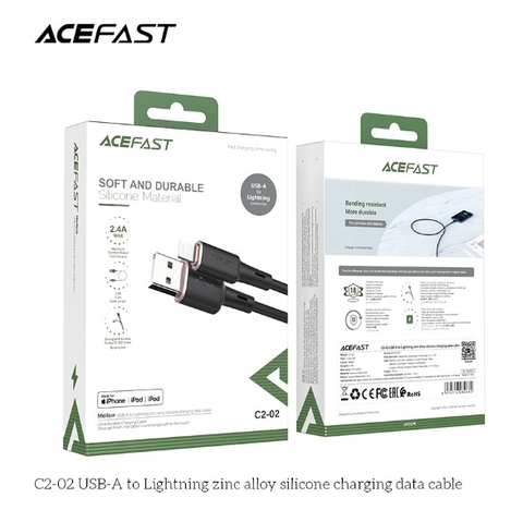 Cáp ACEFAST USB-A to Lightning MFI (1.2m) - C2-02
