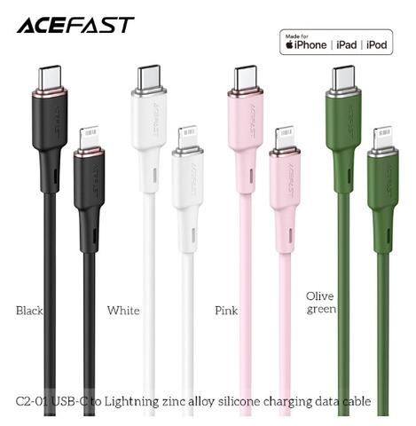 Cáp ACEFAST USB-C to Lightning MFI (1.2m) - C2-01